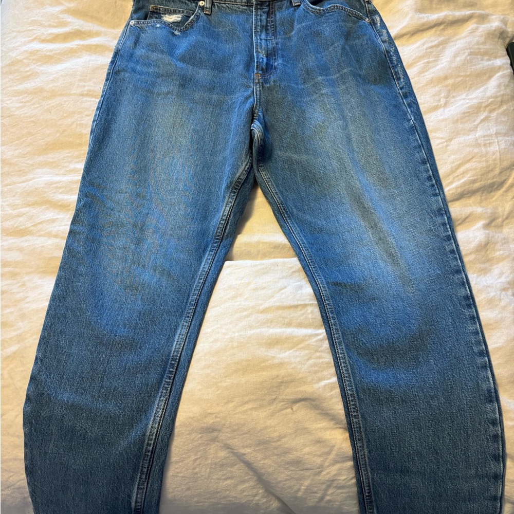 Frame Denim Relaxed Fit Blue Jeans